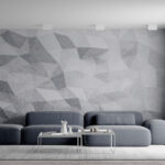 Fototapeten Weißer und grauer Hintergrund