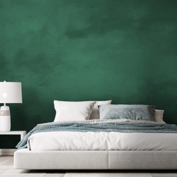 Grüne Wand mit schwarzen Flecken Fototapeten Grüne Wand mit schwarzen Flecken