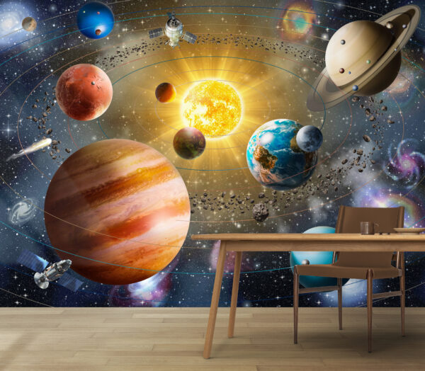 Fototapeten Fototapeten Der Planet Erde und der Mond (Artikelnummer: u97222)