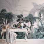 Fototapeten Tropisches Paradies mit üppiger Vegetation