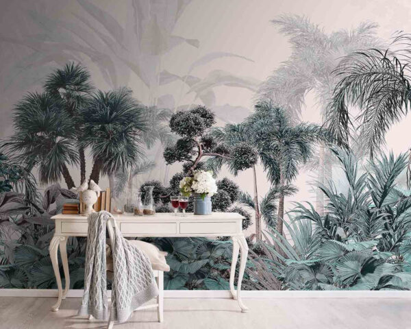 Fototapeten Tropisches Paradies mit üppiger Vegetation