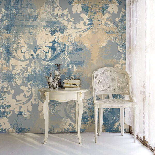 Abstraktes florales Muster im Vintage-Stil Fototapeten Abstraktes florales Muster im Vintage-Stil