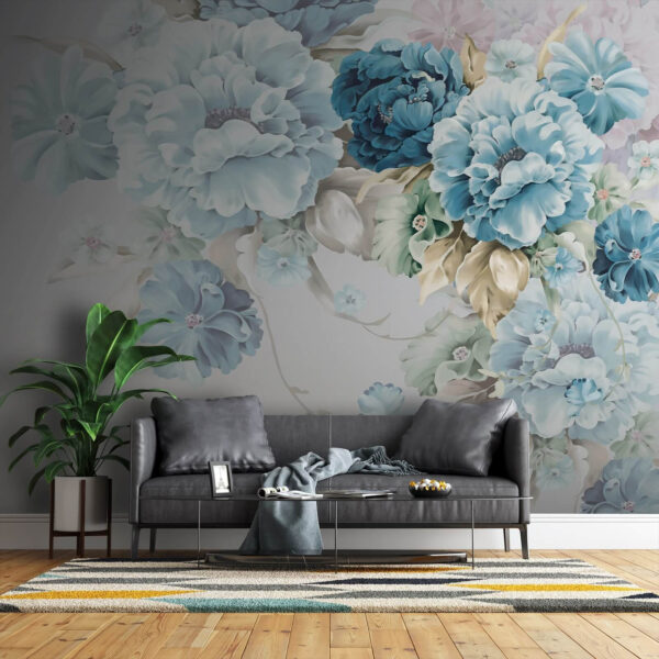 Pastellblüten in kunstvoller Anordnung Fototapeten Pastellblüten in kunstvoller Anordnung