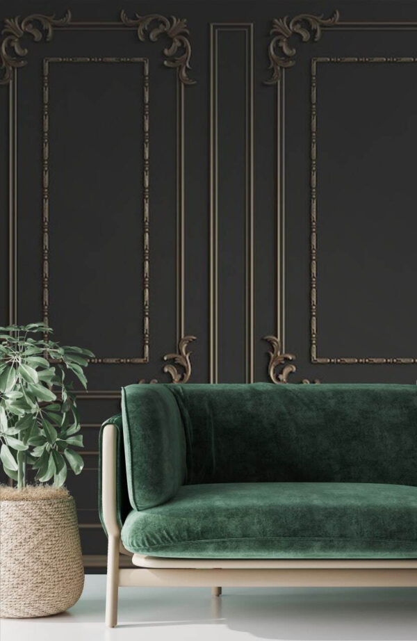Elegante architektonische Wandgestaltungselemente Fototapeten Elegante architektonische Wandgestaltungselemente