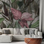 Fototapeten Lebendige botanische Komposition in der Natur