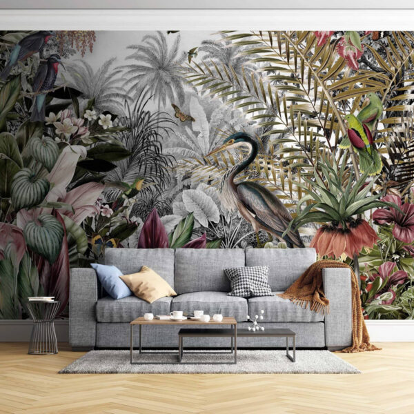 Tropisches Paradies mit exotischer Tierwelt Fototapeten Tropisches Paradies mit exotischer Tierwelt