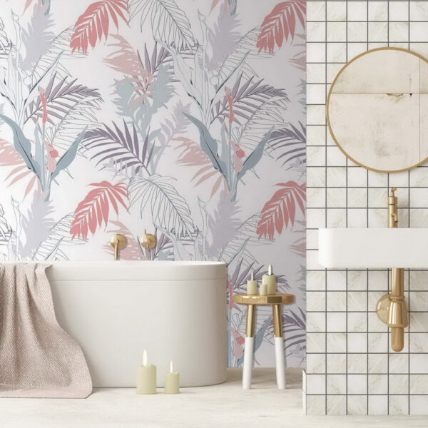 Fototapeten Muster von Blättern und Pflanzen