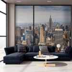 Fototapeten Skyline von New York City als Panorama