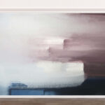 Fototapeten Gemälde einer Landschaft