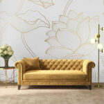 Fototapeten Elegante Lotosblumen auf weichem Hintergrund