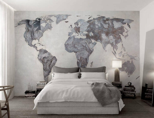 Fototapeten Karte der Welt