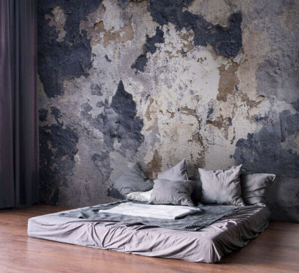 Strukturierte Wand mit abblätternder Farbe Fototapeten Strukturierte Wand mit abblätternder Farbe
