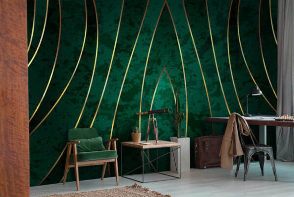 Fototapeten Elegante Linien auf einem strukturierten Hintergrund