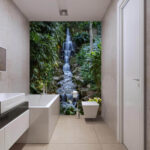 Fototapeten Wasserfall im Dschungel