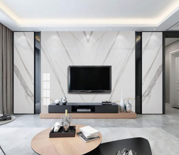 Elegantes Marmordesign mit subtilen Linien Fototapeten Elegantes Marmordesign mit subtilen Linien