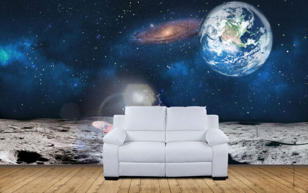 Galaxie im Weltraum mit Sternen Fototapeten Galaxie im Weltraum mit Sternen