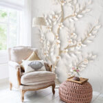 Fototapeten Elegante florale Wandkunst in Blüte