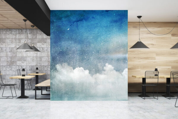 Blauer und weißer Hintergrund Fototapeten Blauer und weißer Hintergrund