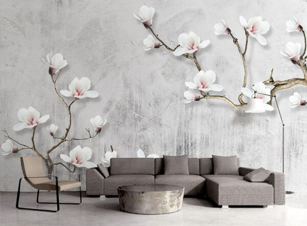 Fototapeten Zarte Magnolien an eleganten Zweigen (Artikelnummer: u04201) Fototapeten Fototapeten Zarte Magnolien an eleganten Zweigen (Artikelnummer: u04201)