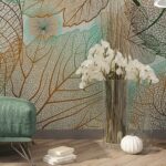 Fototapeten Zarte Muster der Natur’s Design