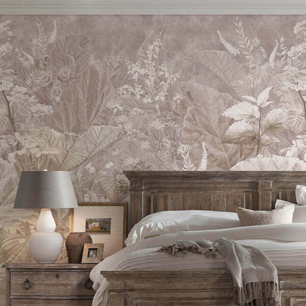 Fototapeten Natur’s zartes Laub Design