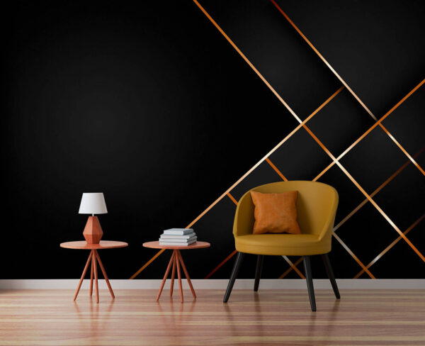 Elegante Linien auf dunklem Hintergrund Fototapeten Elegante Linien auf dunklem Hintergrund