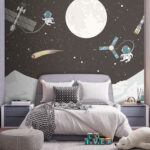 Fototapeten Vollmond am Himmel