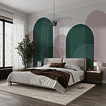 Fototapeten Abstrakte geometrische Formen, modernes Design