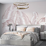 Fototapeten Bananenblätter in weichem Licht