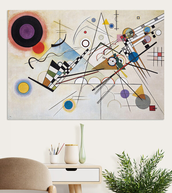 Bunte abstrakte Geometrie und Linien Wandbilder Bunte abstrakte Geometrie und Linien