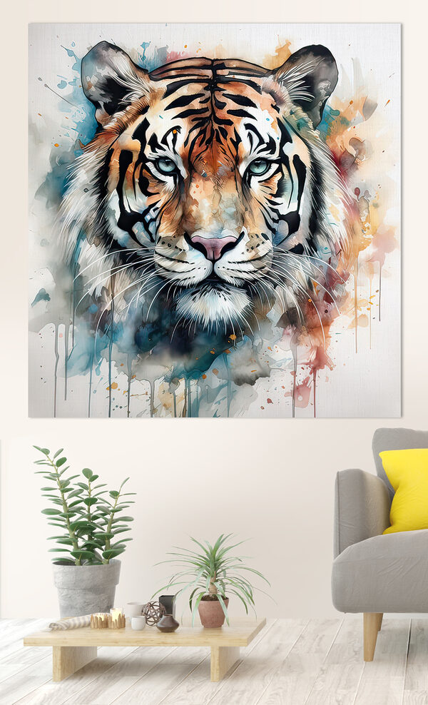 Gemälde eines Tigers Wandbilder Gemälde eines Tigers