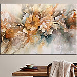 Wandbilder Florale Aquarelle, die in Harmonie miteinander verschmelzen