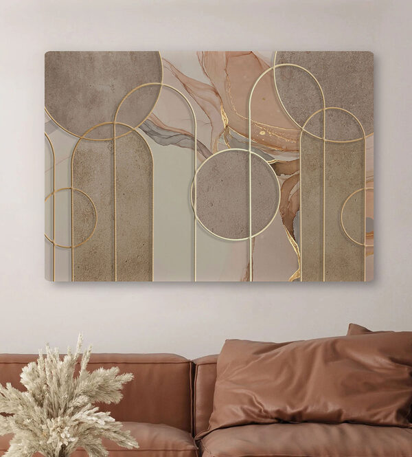 Abstraktes geometrisches Muster mit Kreisen Wandbilder Abstraktes geometrisches Muster mit Kreisen