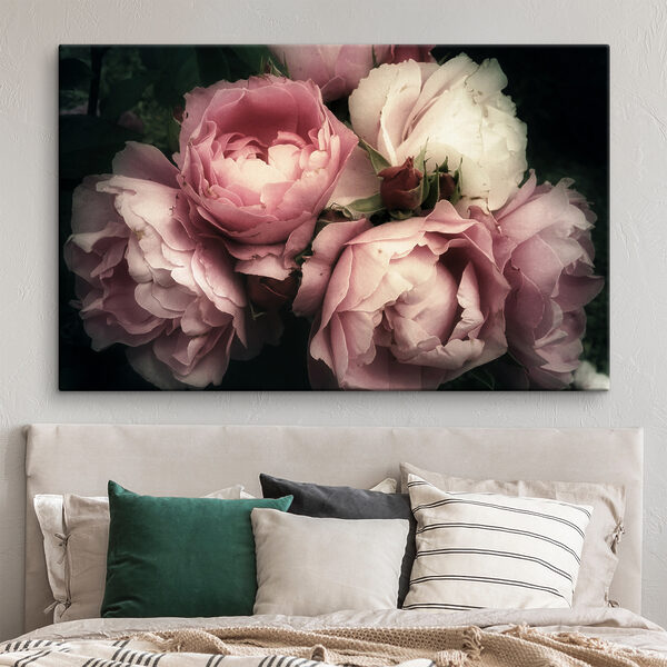 Blühende Schönheit in zarten rosa Tönen Wandbilder Blühende Schönheit in zarten rosa Tönen
