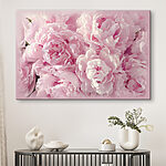 Wandbilder Gruppe von rosa Blumen