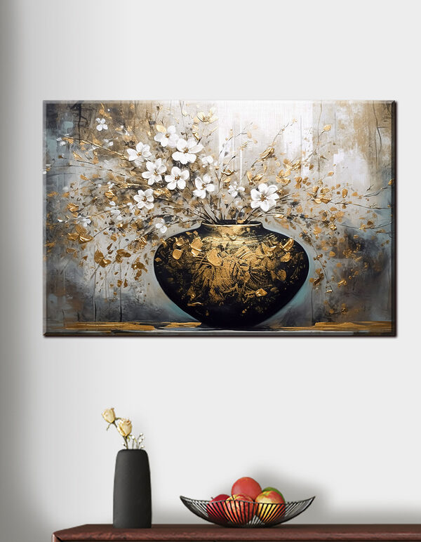 Gemälde von Blumen in einer Vase Wandbilder Gemälde von Blumen in einer Vase