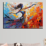 Wandbilder Gemälde einer tanzenden Frau