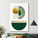 Wandbilder Geometrische Formen mit Marmortextur