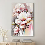 Wandbilder Elegante Blüten im künstlerischen Aquarellstil