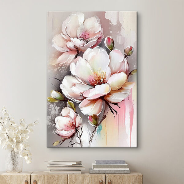 Elegante Blüten im künstlerischen Aquarellstil Wandbilder Elegante Blüten im künstlerischen Aquarellstil