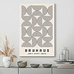 Wandbilder Schwarzer Buchstabe h auf weißem Hintergrund