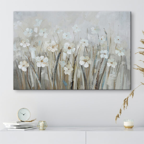 Malerei von weißen Blumen Wandbilder Malerei von weißen Blumen