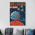 Wandbilder Poster mit Raumfähren, die in den Himmel fliegen