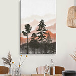 Wandbilder Silhouette eines Baumes