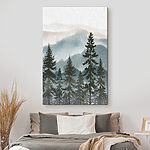 Wandbilder Silhouette eines Baumes