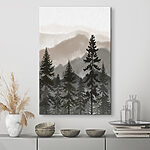 Wandbilder Silhouette eines Baumes