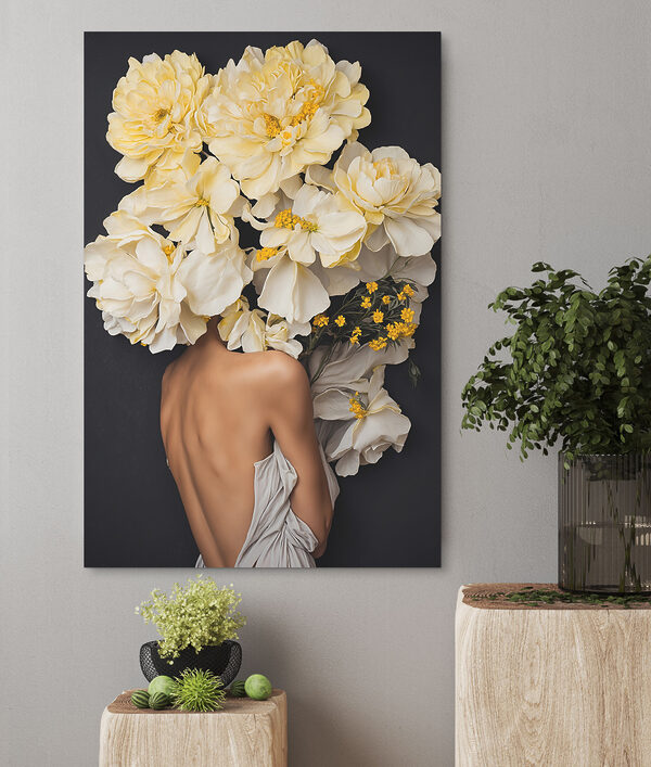 Strauß mit gelben Blumen Wandbilder Strauß mit gelben Blumen