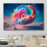Wandbilder Bunte Wolke am Himmel