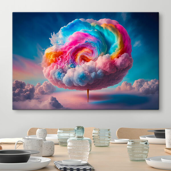 Bunte Wolke am Himmel Wandbilder Bunte Wolke am Himmel