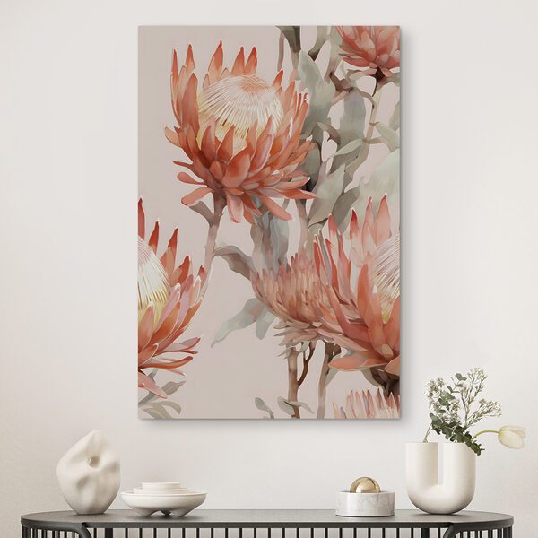 Lebendige Blumen blühen in schöner Harmonie Wandbilder Lebendige Blumen blühen in schöner Harmonie